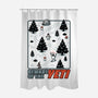 Winter Game Yeti-None-Polyester-Shower Curtain-Studio Mootant