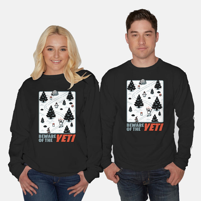 Winter Game Yeti-Unisex-Crew Neck-Sweatshirt-Studio Mootant