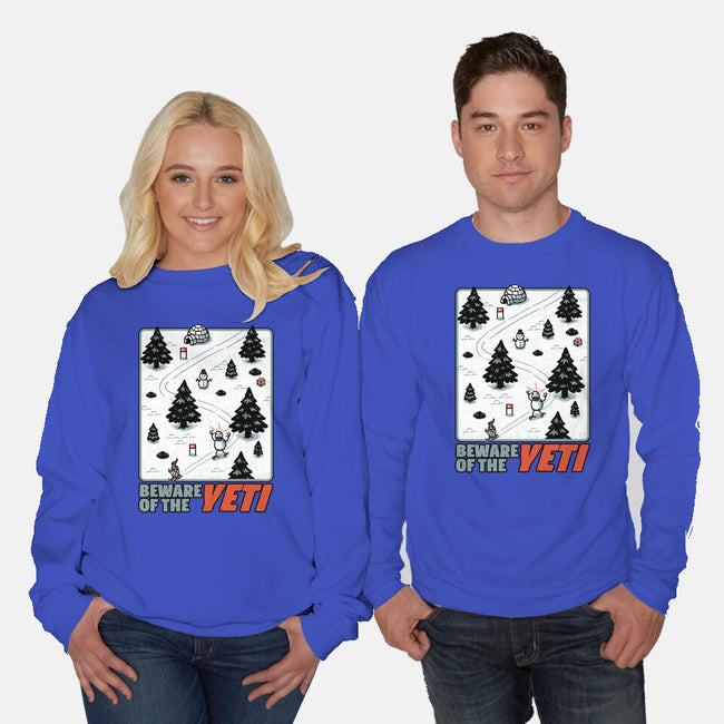Winter Game Yeti-Unisex-Crew Neck-Sweatshirt-Studio Mootant