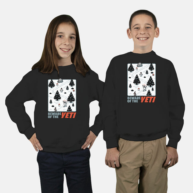 Winter Game Yeti-Youth-Crew Neck-Sweatshirt-Studio Mootant