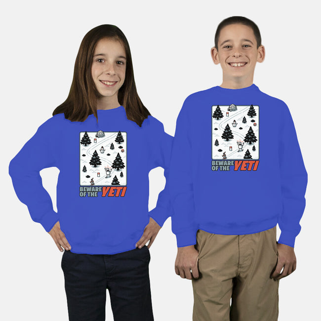 Winter Game Yeti-Youth-Crew Neck-Sweatshirt-Studio Mootant