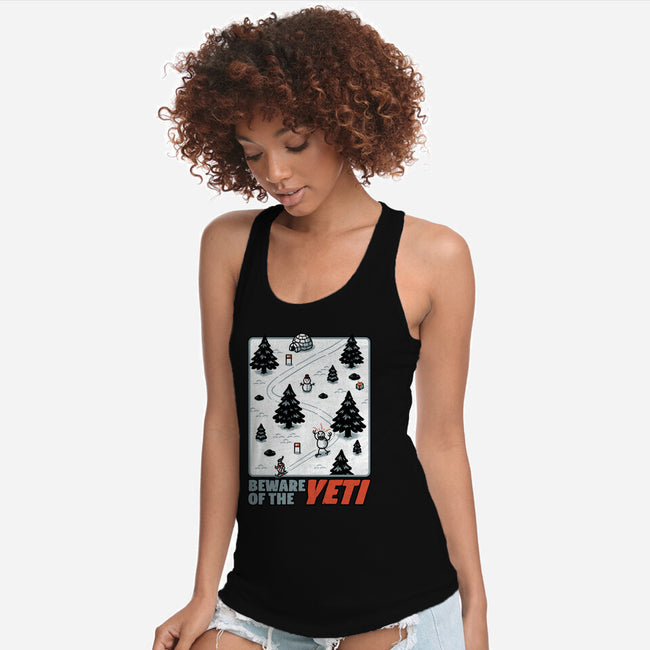 Winter Game Yeti-Womens-Racerback-Tank-Studio Mootant