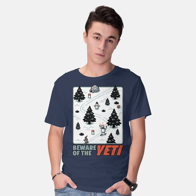Winter Game Yeti-Mens-Basic-Tee-Studio Mootant