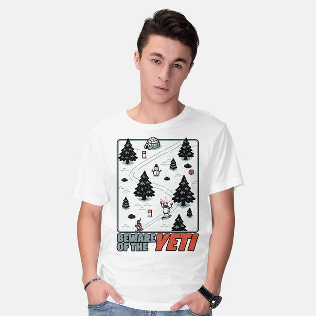 Winter Game Yeti-Mens-Basic-Tee-Studio Mootant