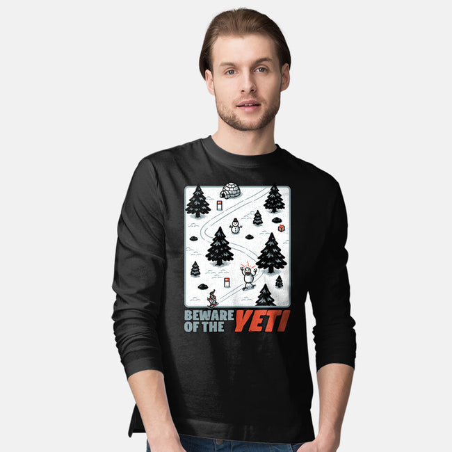 Winter Game Yeti-Mens-Long Sleeved-Tee-Studio Mootant