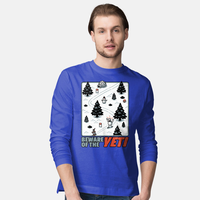 Winter Game Yeti-Mens-Long Sleeved-Tee-Studio Mootant