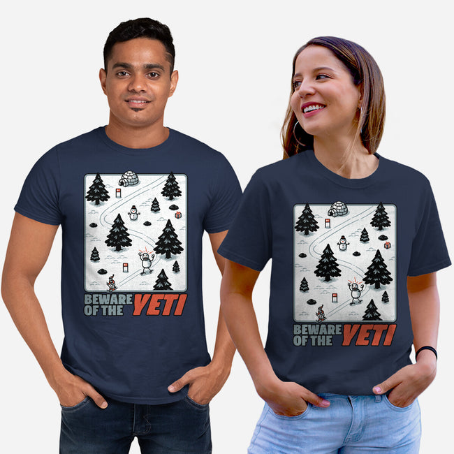 Winter Game Yeti-Unisex-Basic-Tee-Studio Mootant