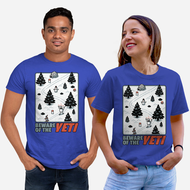 Winter Game Yeti-Unisex-Basic-Tee-Studio Mootant