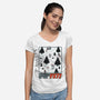 Winter Game Yeti-Womens-V-Neck-Tee-Studio Mootant