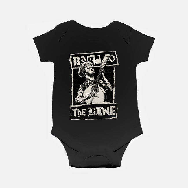 Skeleton Bard RPG-Baby-Basic-Onesie-Studio Mootant