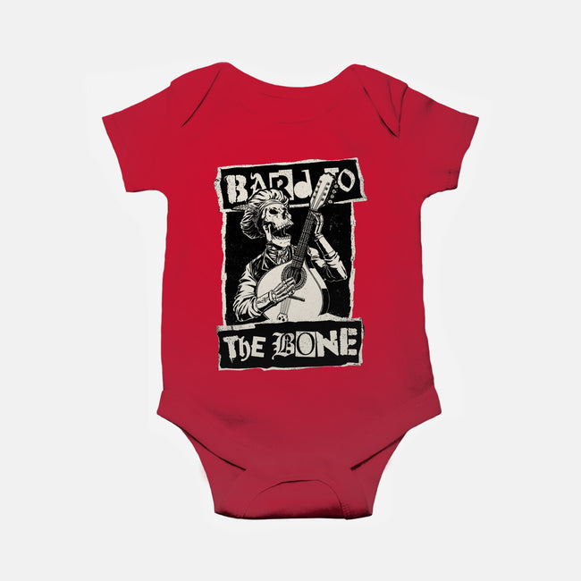 Skeleton Bard RPG-Baby-Basic-Onesie-Studio Mootant