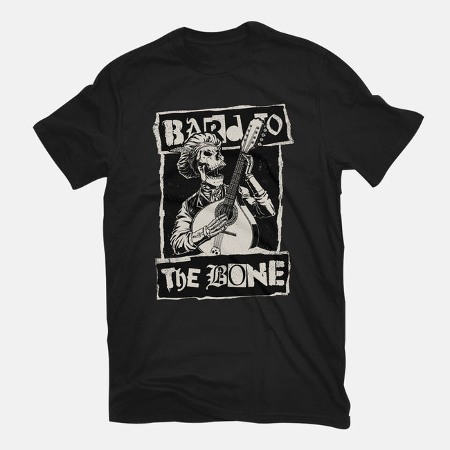 Skeleton Bard RPG-Womens-Fitted-Tee-Studio Mootant