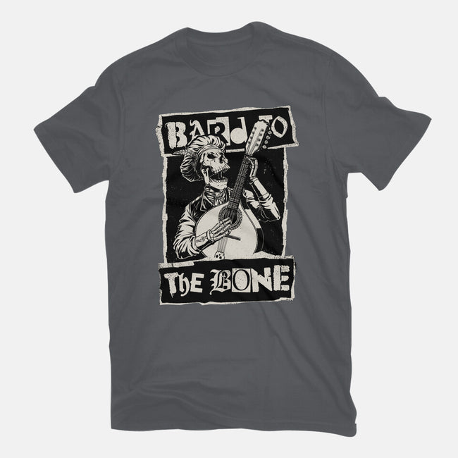Skeleton Bard RPG-Womens-Fitted-Tee-Studio Mootant