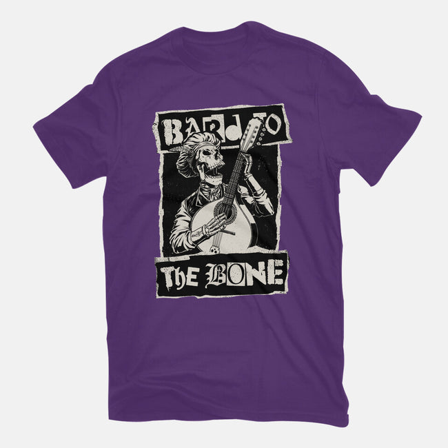 Skeleton Bard RPG-Womens-Fitted-Tee-Studio Mootant