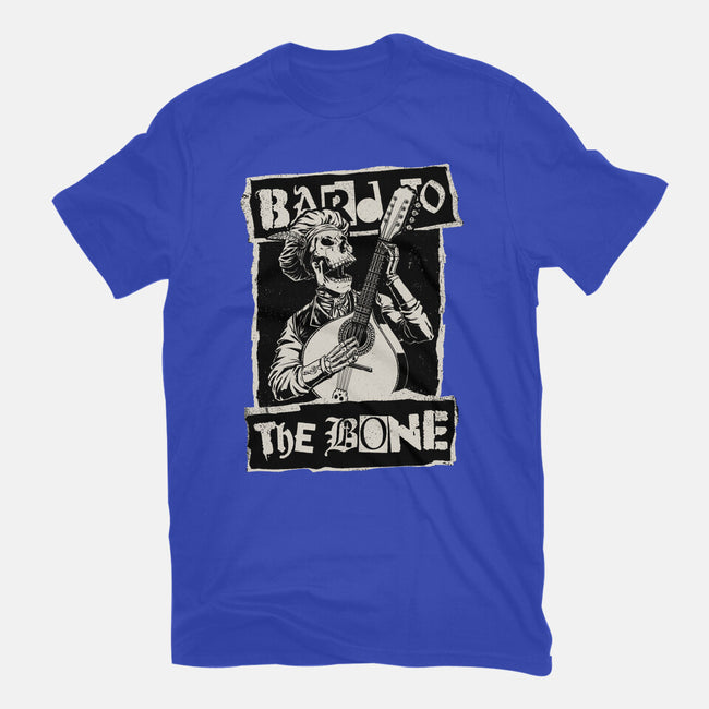 Skeleton Bard RPG-Womens-Fitted-Tee-Studio Mootant