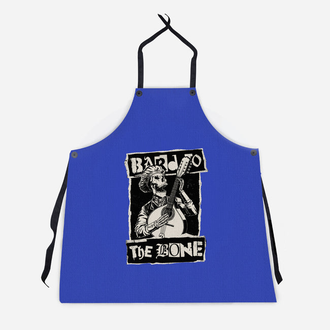 Skeleton Bard RPG-Unisex-Kitchen-Apron-Studio Mootant