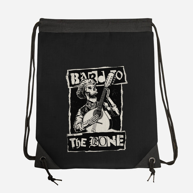 Skeleton Bard RPG-None-Drawstring-Bag-Studio Mootant