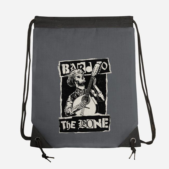 Skeleton Bard RPG-None-Drawstring-Bag-Studio Mootant