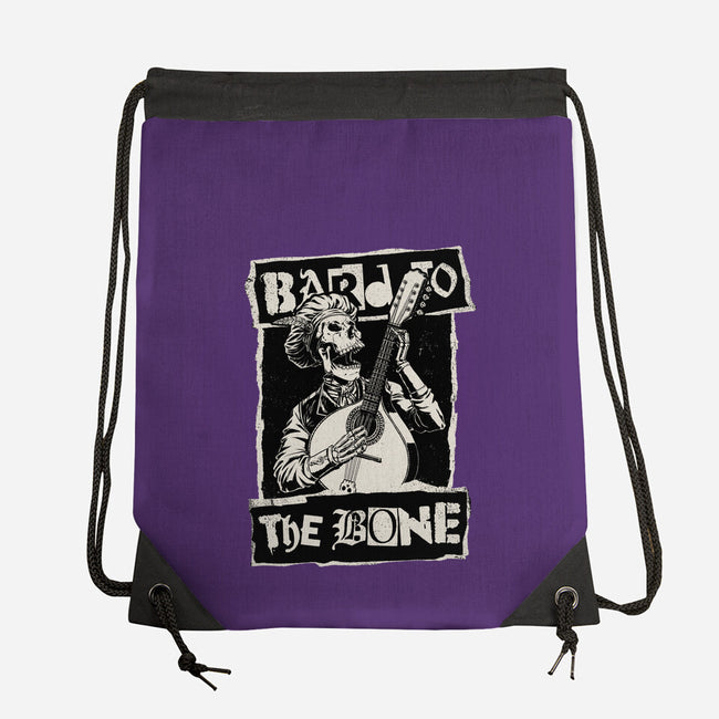 Skeleton Bard RPG-None-Drawstring-Bag-Studio Mootant