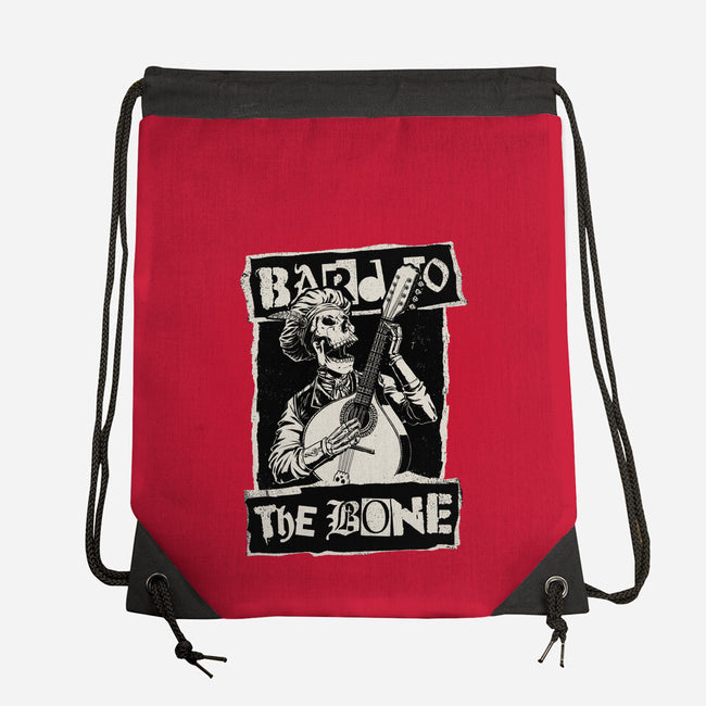 Skeleton Bard RPG-None-Drawstring-Bag-Studio Mootant