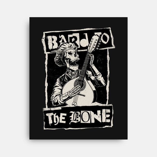 Skeleton Bard RPG-None-Stretched-Canvas-Studio Mootant