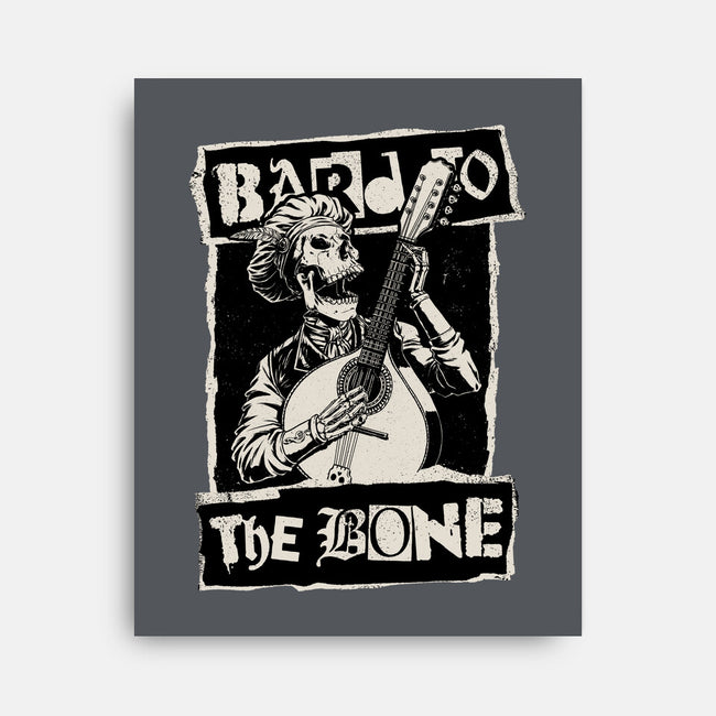 Skeleton Bard RPG-None-Stretched-Canvas-Studio Mootant