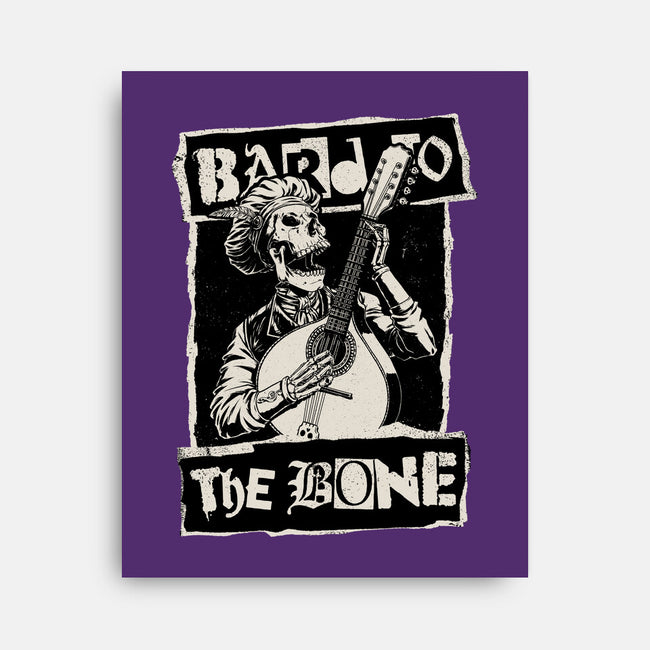 Skeleton Bard RPG-None-Stretched-Canvas-Studio Mootant