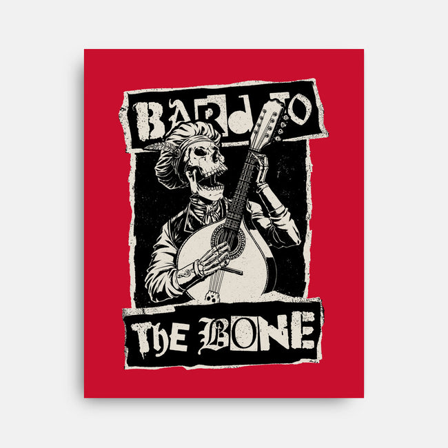 Skeleton Bard RPG-None-Stretched-Canvas-Studio Mootant