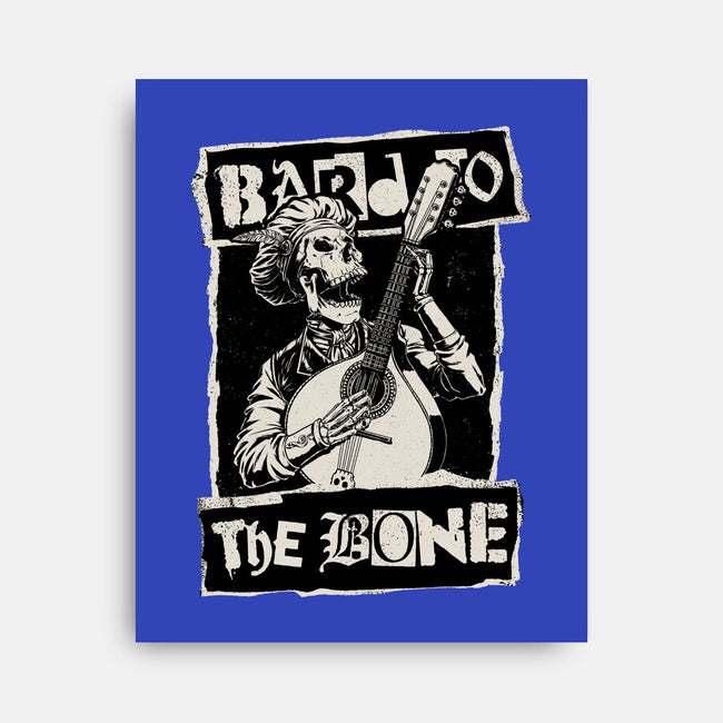 Skeleton Bard RPG-None-Stretched-Canvas-Studio Mootant