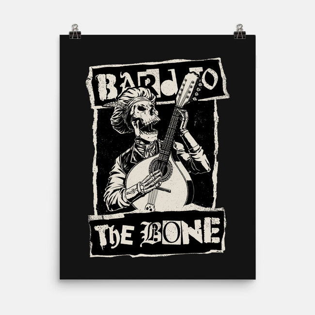 Skeleton Bard RPG-None-Matte-Poster-Studio Mootant