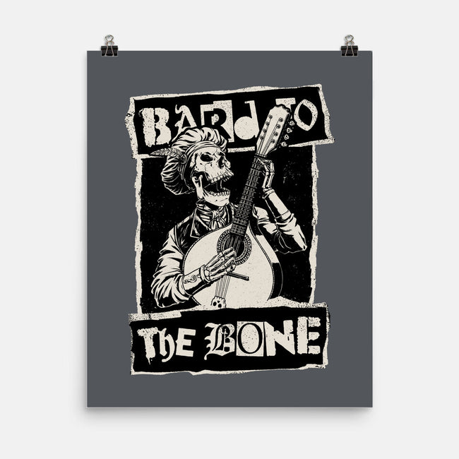 Skeleton Bard RPG-None-Matte-Poster-Studio Mootant