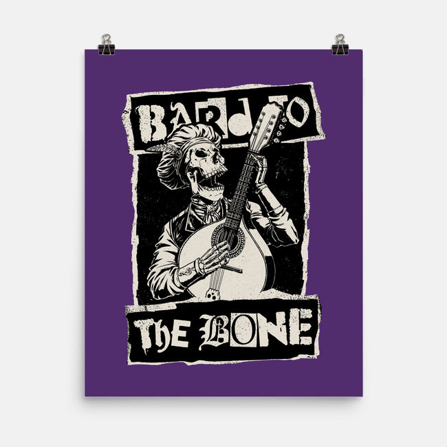 Skeleton Bard RPG-None-Matte-Poster-Studio Mootant