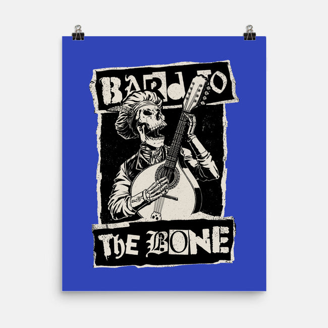 Skeleton Bard RPG-None-Matte-Poster-Studio Mootant