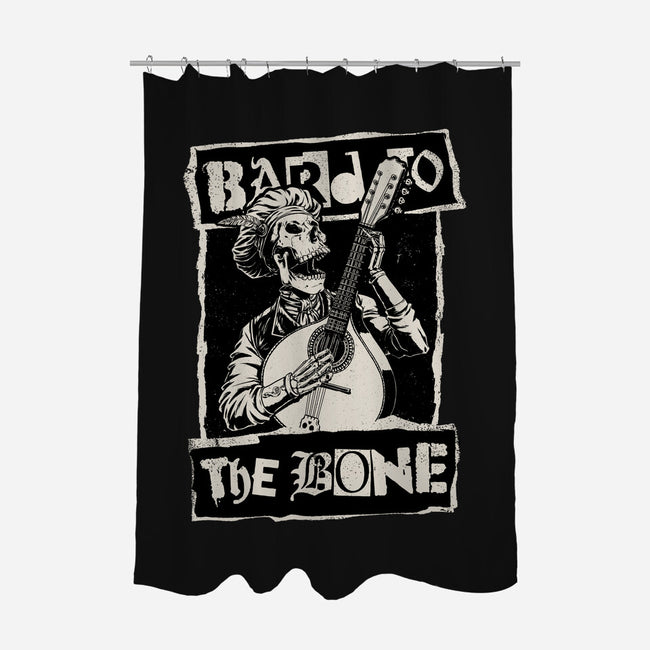 Skeleton Bard RPG-None-Polyester-Shower Curtain-Studio Mootant