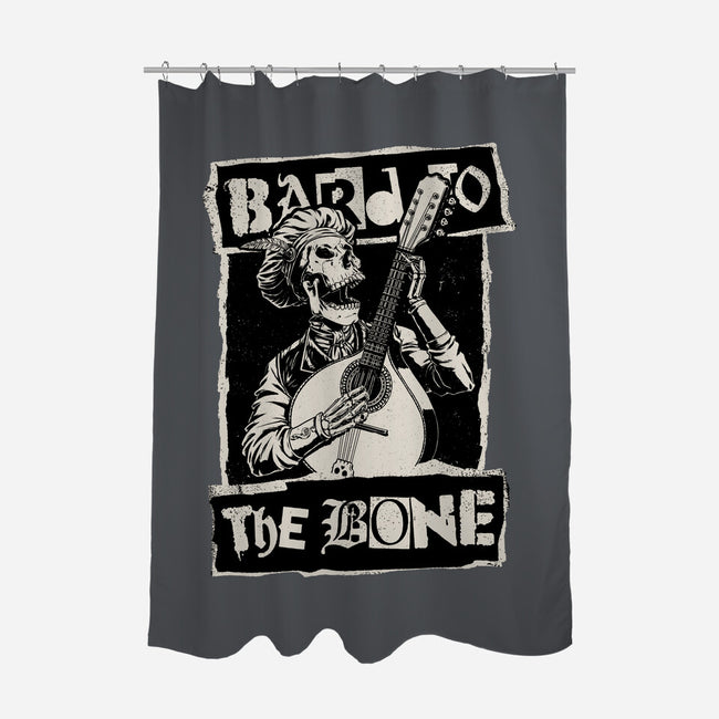 Skeleton Bard RPG-None-Polyester-Shower Curtain-Studio Mootant