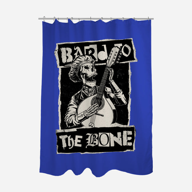 Skeleton Bard RPG-None-Polyester-Shower Curtain-Studio Mootant