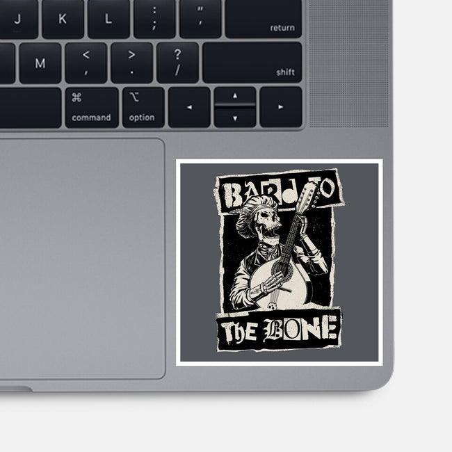 Skeleton Bard RPG-None-Glossy-Sticker-Studio Mootant