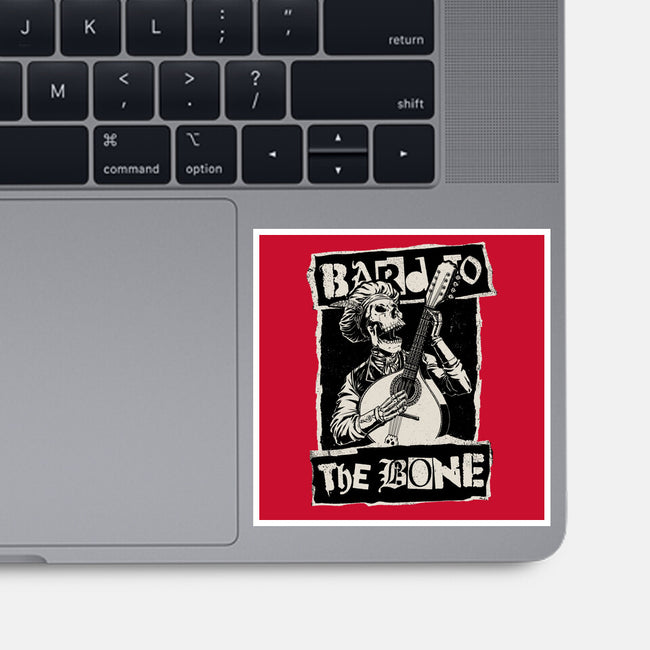 Skeleton Bard RPG-None-Glossy-Sticker-Studio Mootant