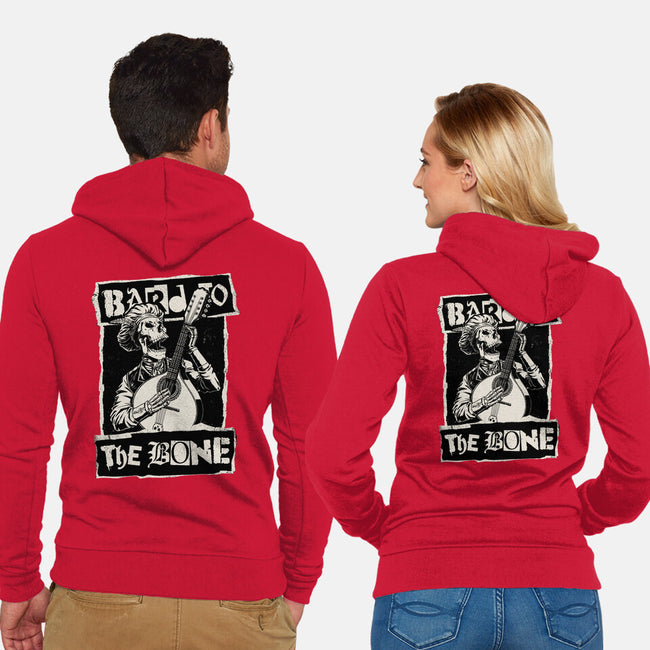 Skeleton Bard RPG-Unisex-Zip-Up-Sweatshirt-Studio Mootant