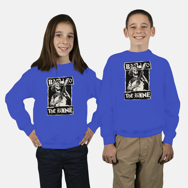 Skeleton Bard RPG-Youth-Crew Neck-Sweatshirt-Studio Mootant
