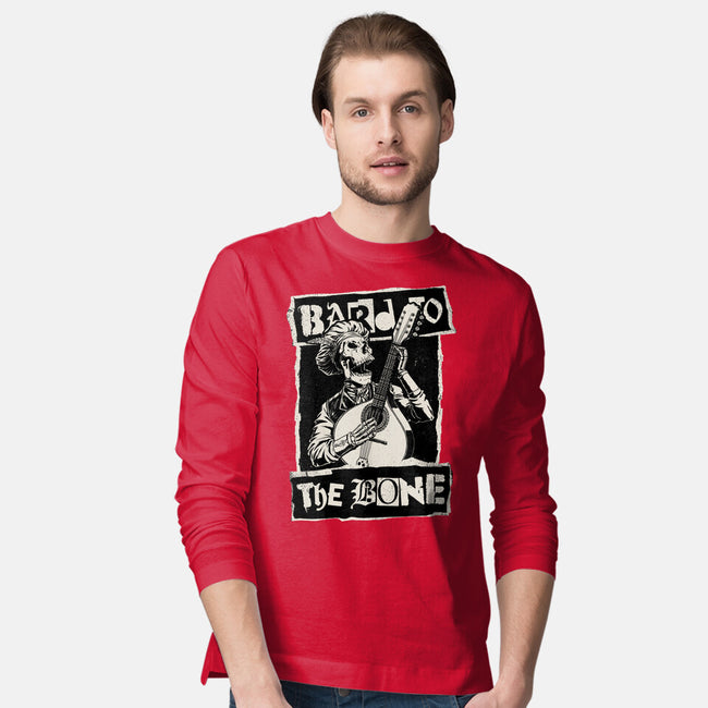Skeleton Bard RPG-Mens-Long Sleeved-Tee-Studio Mootant