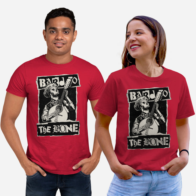 Skeleton Bard RPG-Unisex-Basic-Tee-Studio Mootant