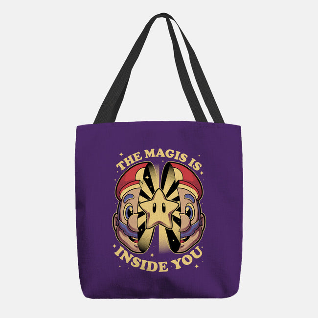 Magic Star Game-None-Basic Tote-Bag-Studio Mootant