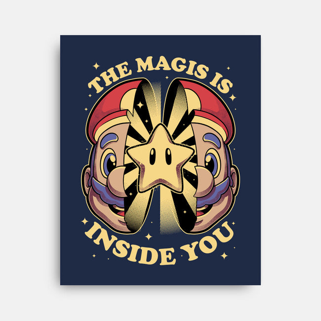 Magic Star Game-None-Stretched-Canvas-Studio Mootant