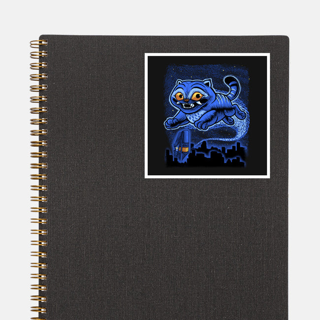 Sky Puff Tiger-None-Glossy-Sticker-Astrobot Invention