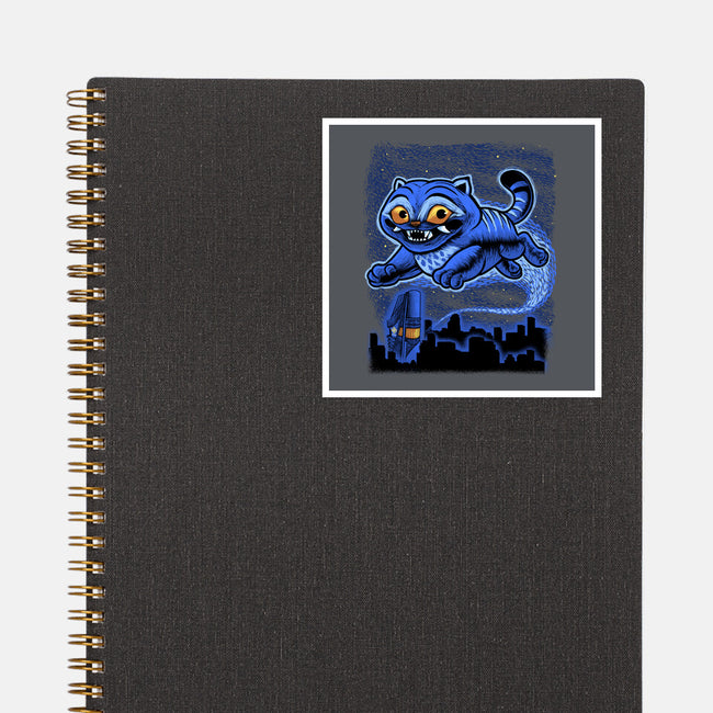 Sky Puff Tiger-None-Glossy-Sticker-Astrobot Invention