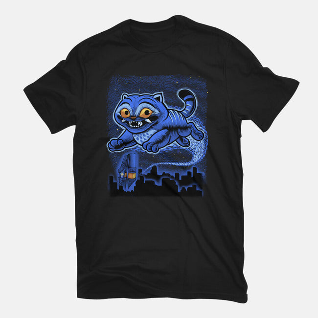 Sky Puff Tiger-Womens-Fitted-Tee-Astrobot Invention