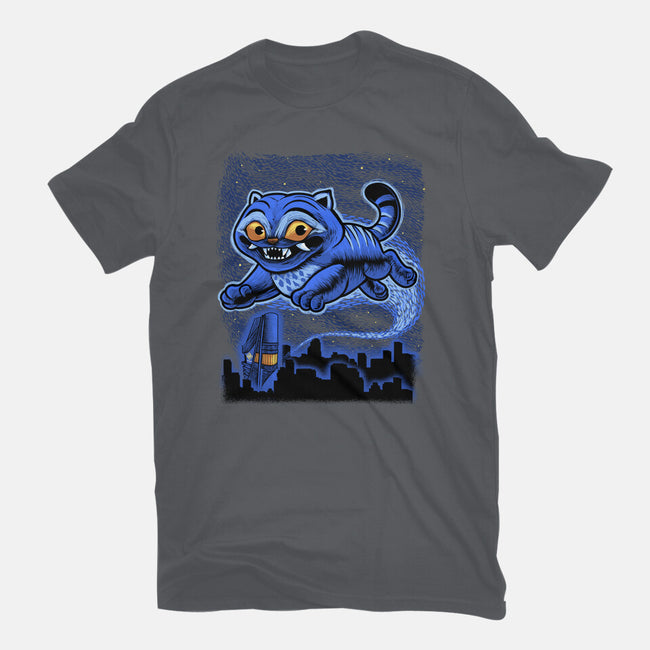 Sky Puff Tiger-Womens-Fitted-Tee-Astrobot Invention