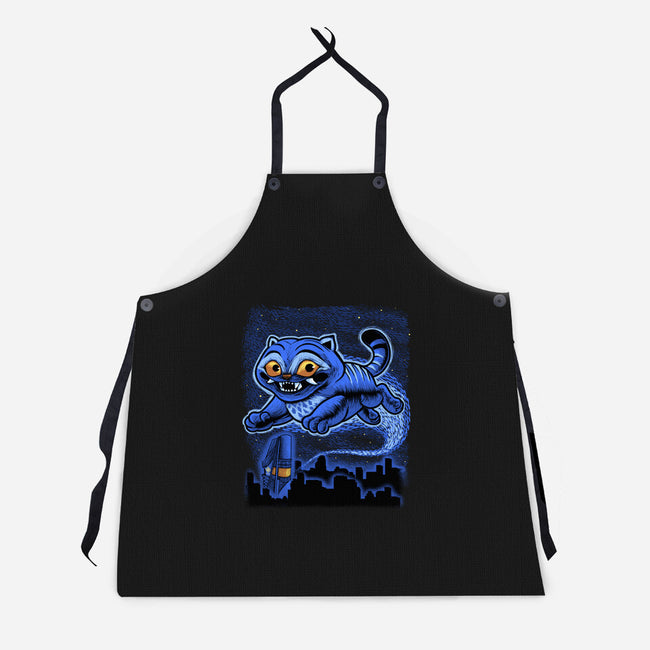 Sky Puff Tiger-Unisex-Kitchen-Apron-Astrobot Invention