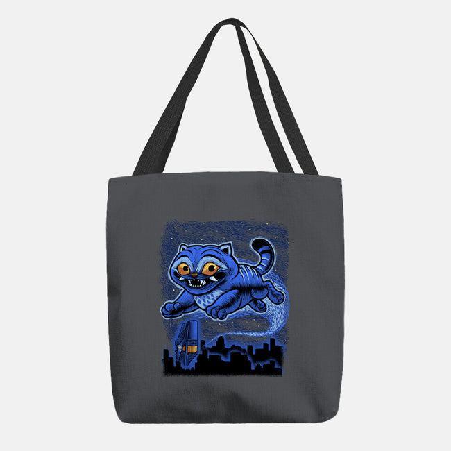 Sky Puff Tiger-None-Basic Tote-Bag-Astrobot Invention